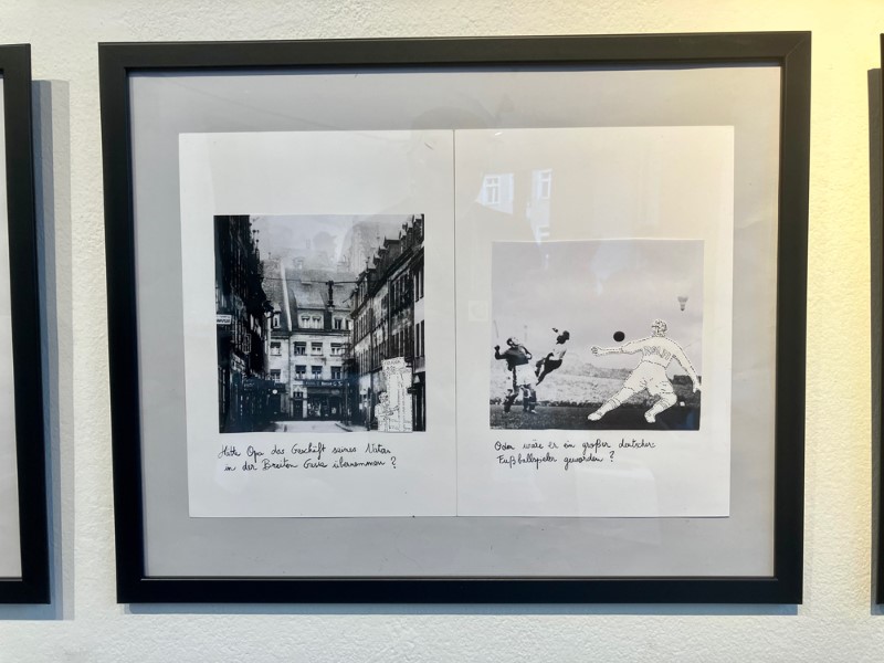 An illustration of the work “Gestern haben wir viel getanzt” (Yesterday we danced a lot) by the artist Nathalie Frank, Berlin 2023