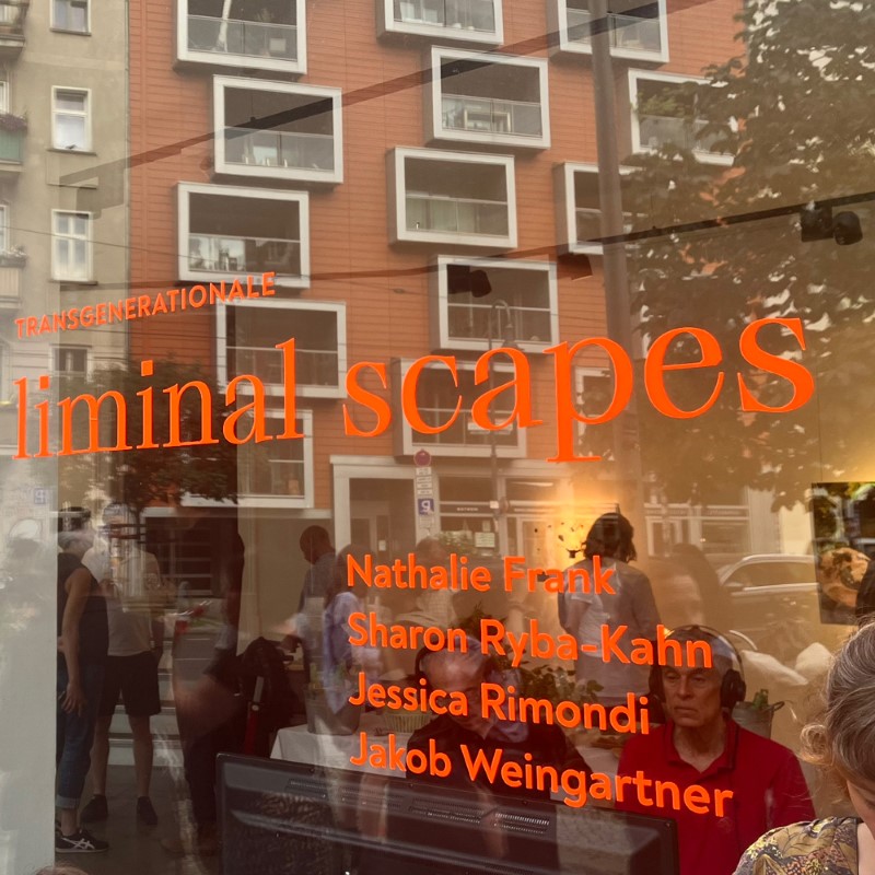 View of the exhibition “liminal scapes”, which dealt with transgenerational trauma from an artistic point of view. Berlin in summer 2023.